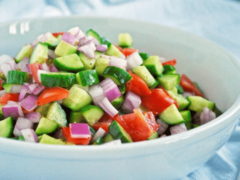 Persian Tomato Cucumber Salad