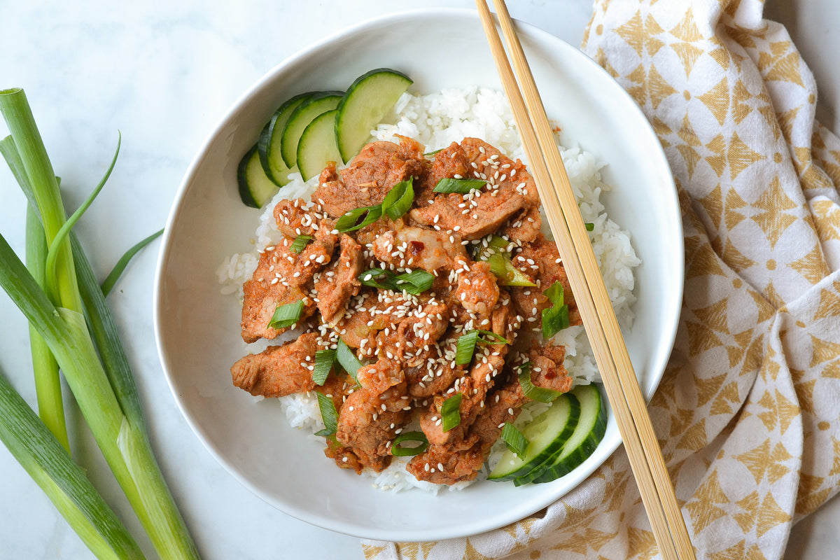 Spicy Pork Bulgogi Bowl