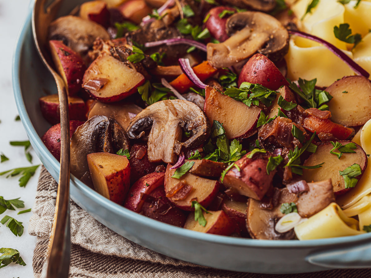 Mushroom Beshbarmak