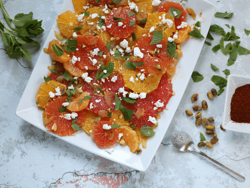 Citrus Mint Salad with Harissa