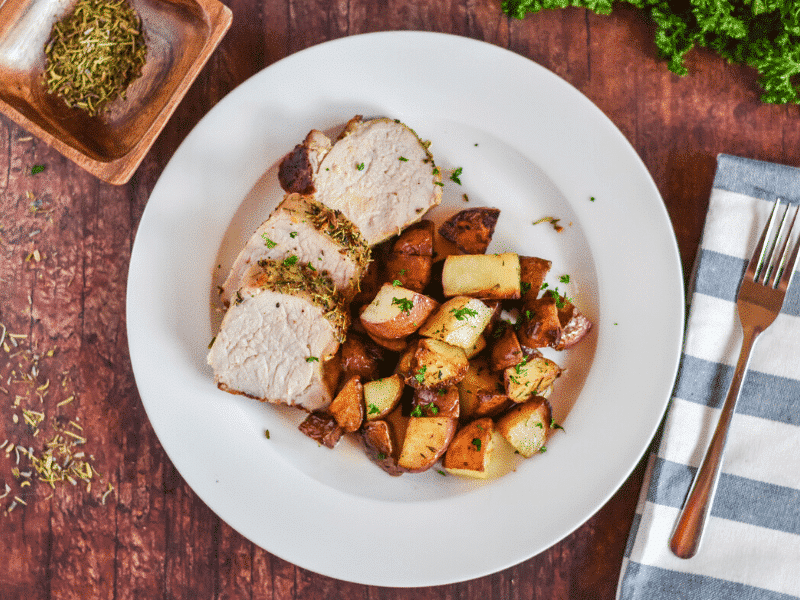 Garlic Herb Pork Tenderloin