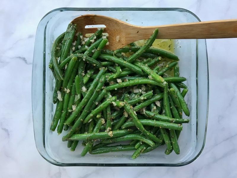 Green Beans with Shallot Vinaigrette