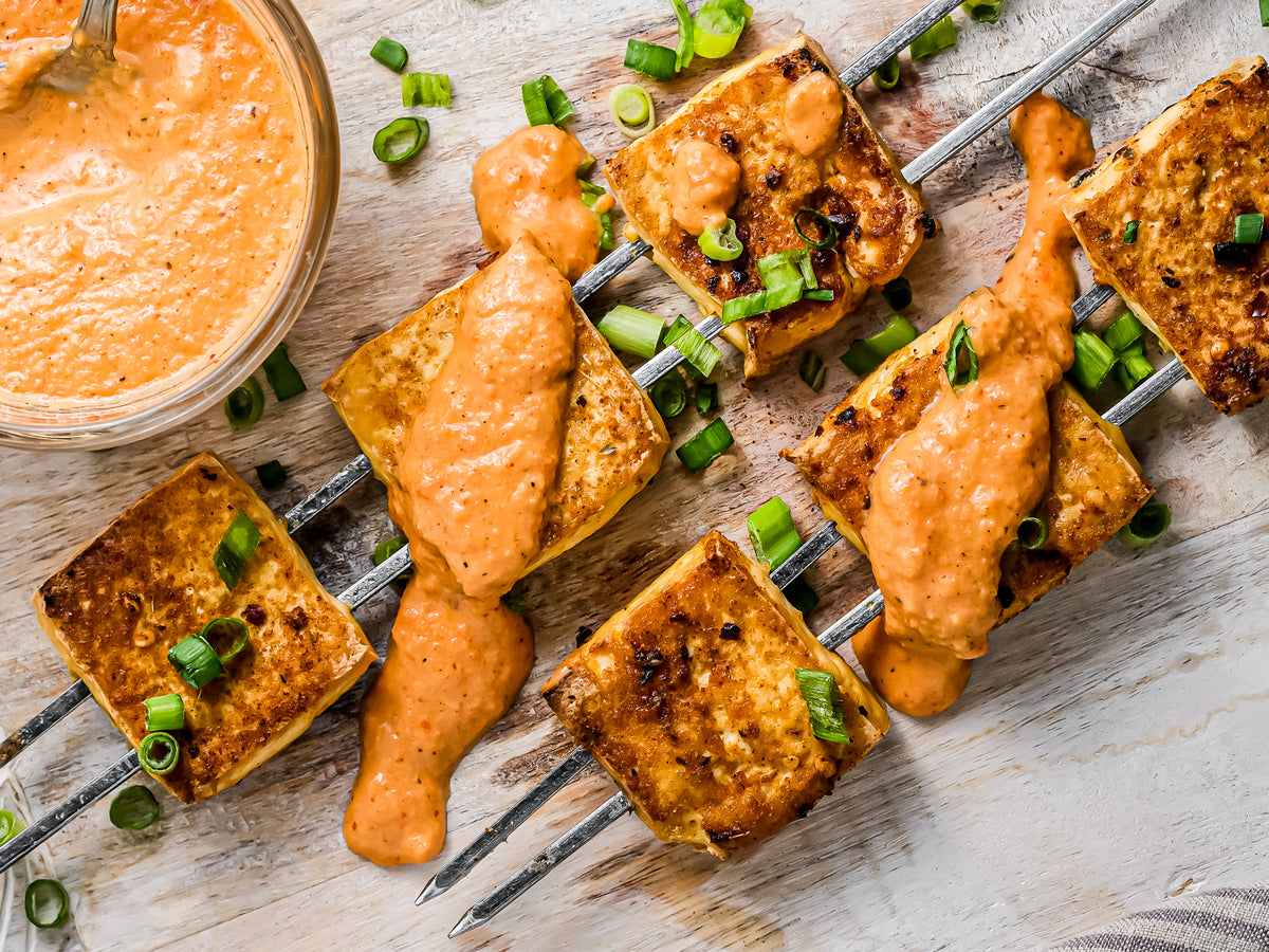Peri Peri Tofu Skewers