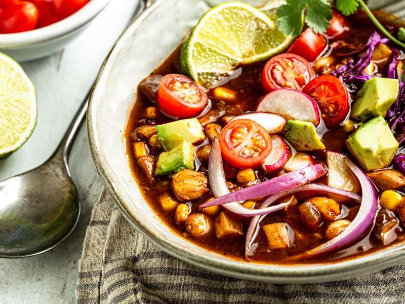 Chipotle Mushroom Posole