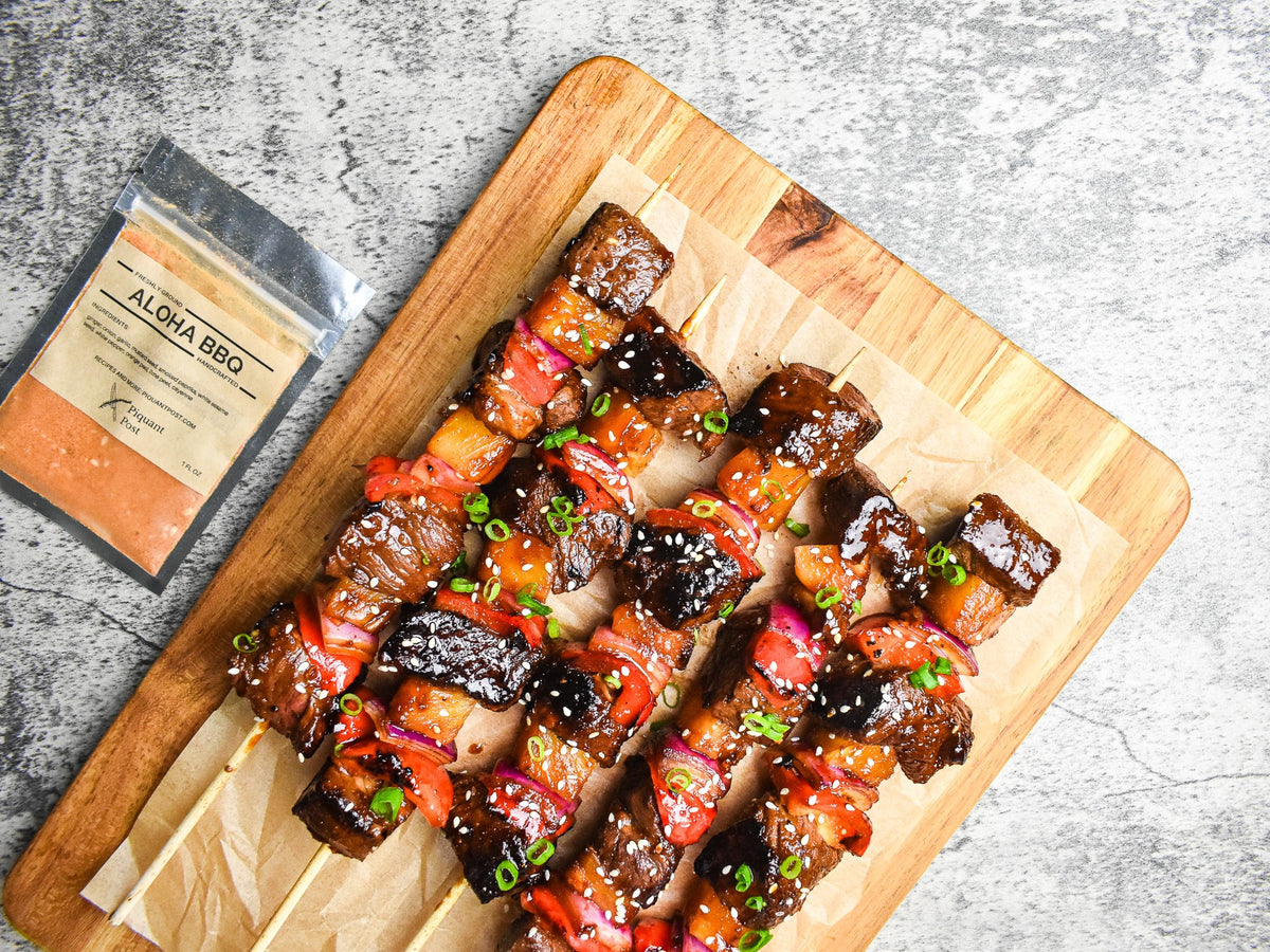 Hawaiian Beef Skewers