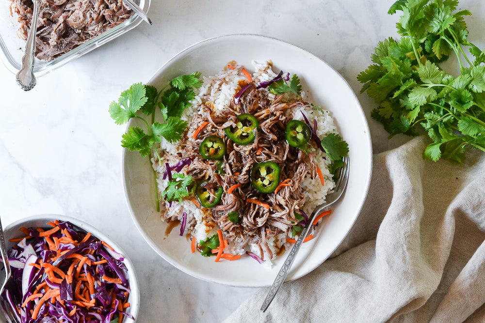 Five Spice Pulled Pork Bowls