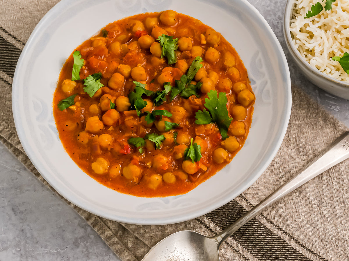 Vegan Curry Butter Chickpeas