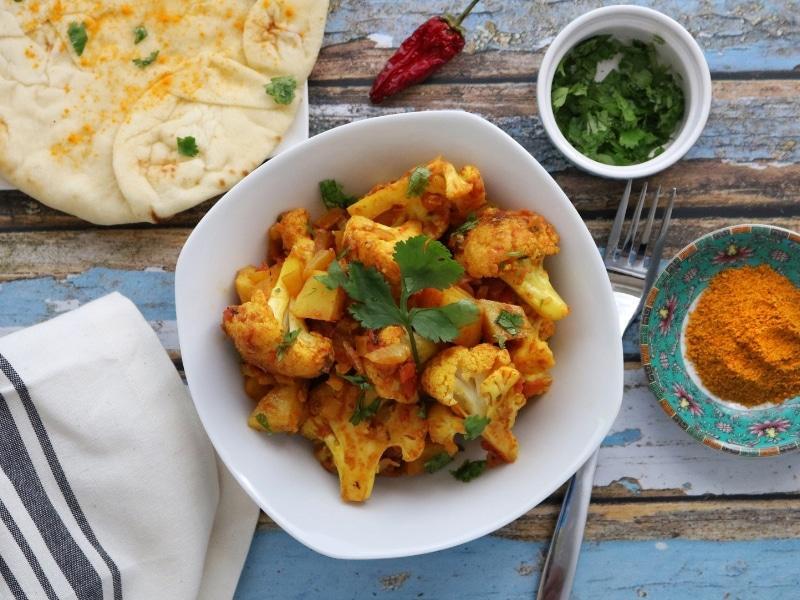 Aloo Gobi (Cauliflower and Potatoes)