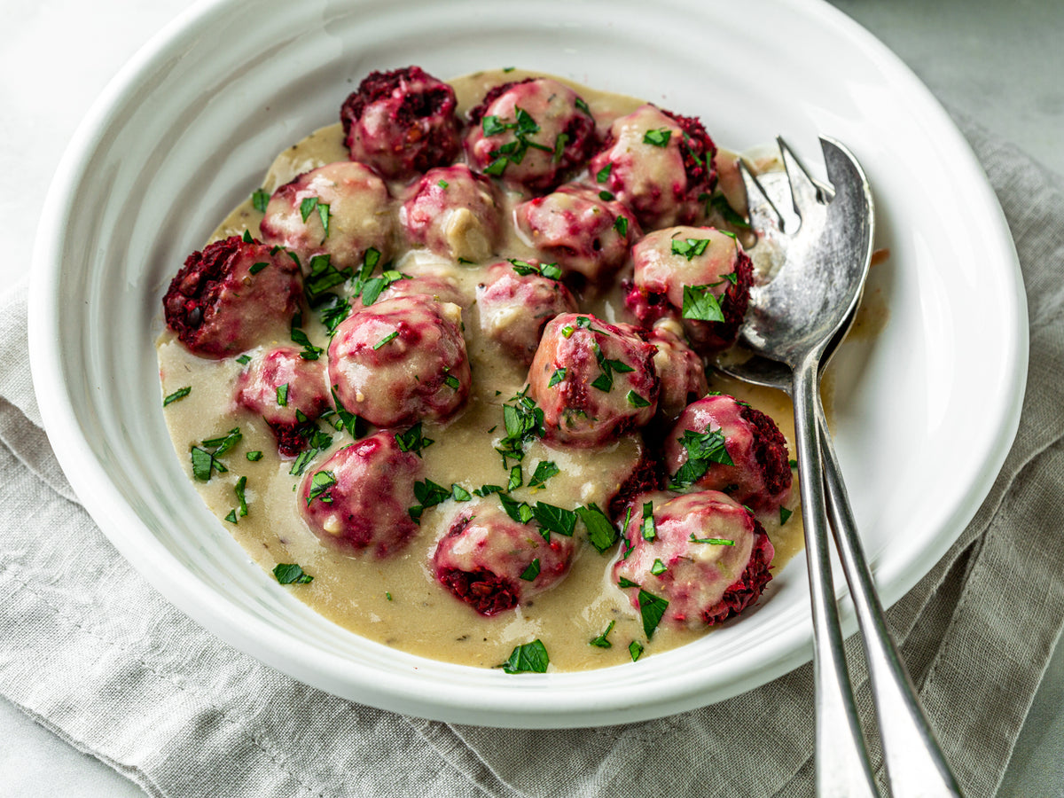 Vegan Swedish "Meatballs"