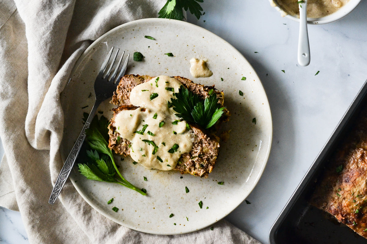 Swedish Meatloaf and Gravy