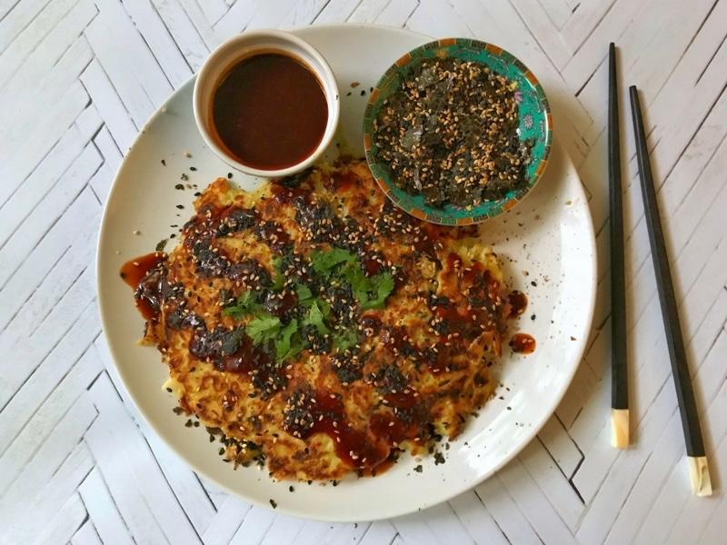 Okonomiyaki (Japanese Savory Pancakes)
