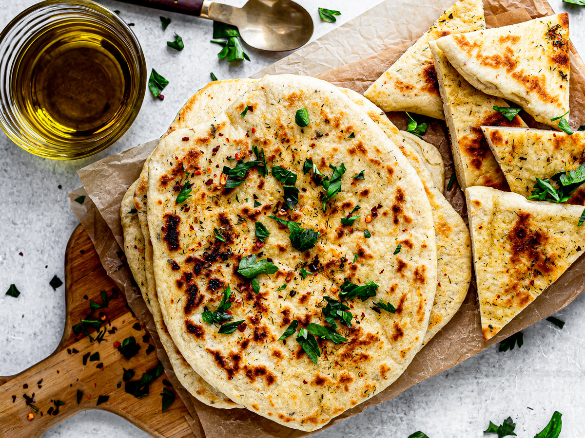 Herbed Turkish Bread (Bazlama)